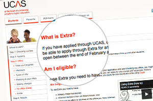 The Extra as UCAS Applicants' Option